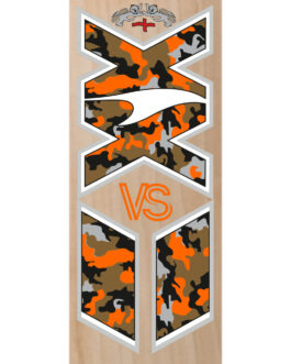 VS Orange Kamo/Clear XX Cricket Bat
