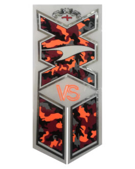 VS Orange Kamo/Clear XX Cricket Bat